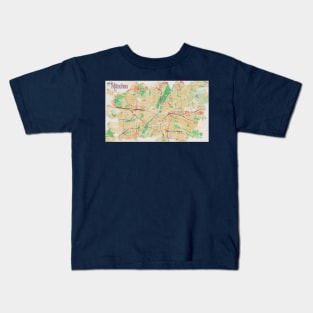 Munich in Watercolor Kids T-Shirt